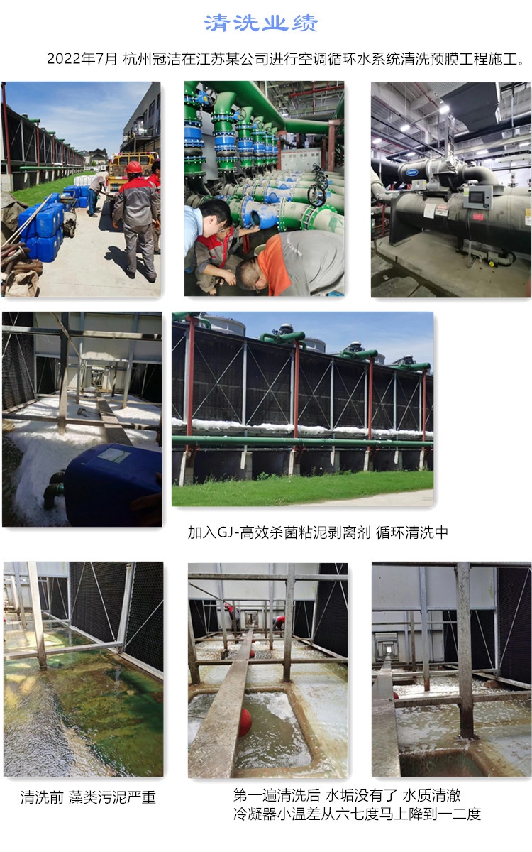 江蘇嘉合建設空調循環水係統玉米视频在线观看預膜（冷卻塔）2022.7.20